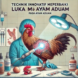 Teknik Inovatif Memperbaiki Luka Dalam pada Ayam Aduan